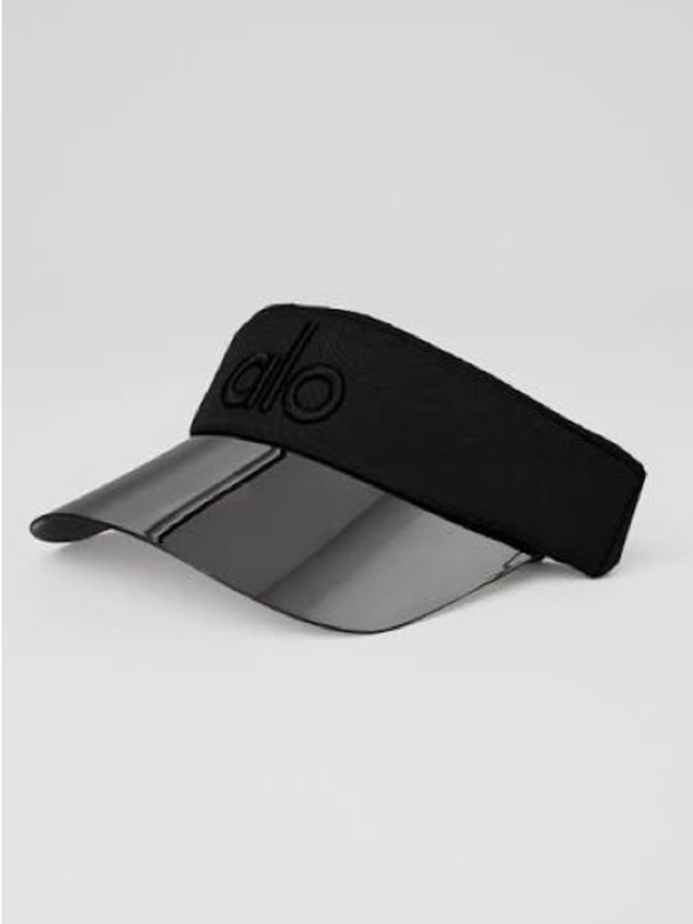 ALO Yoga Black Curved Shield Visor